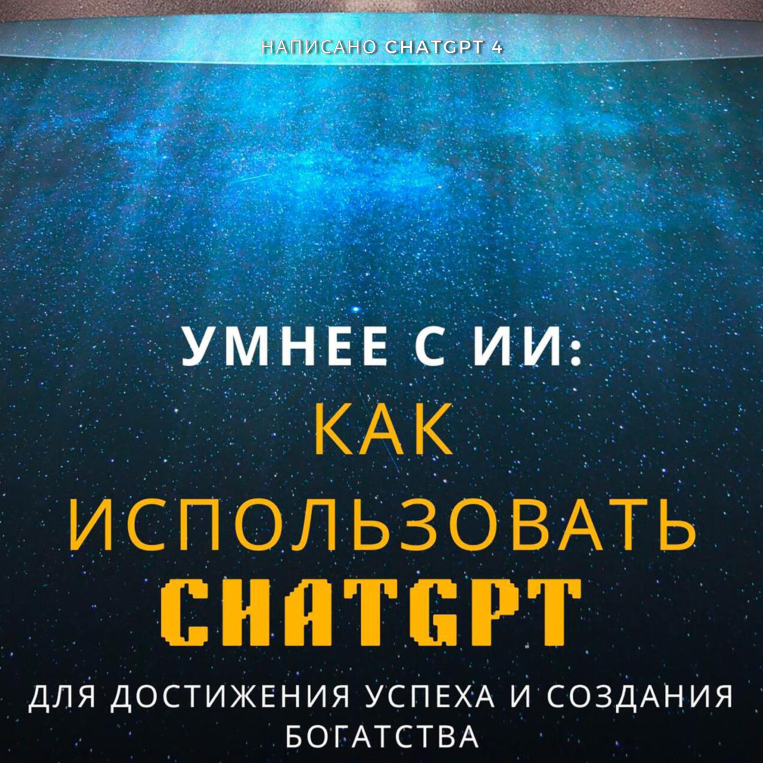 Обложка книги «Умнее с ИИ: Как использовать ChatGPT для достижения успеха и создания богатства»
