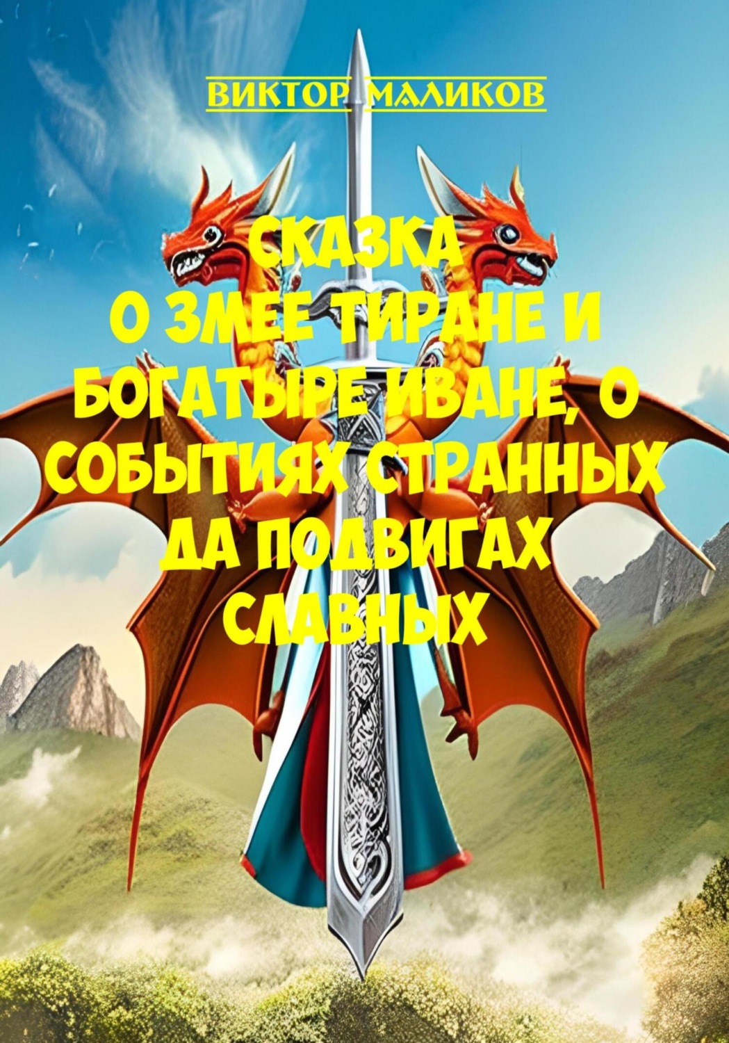 Обложка книги «Сказка о Змее тиране и богатыре Иване, о событиях странных да подвигах славных»