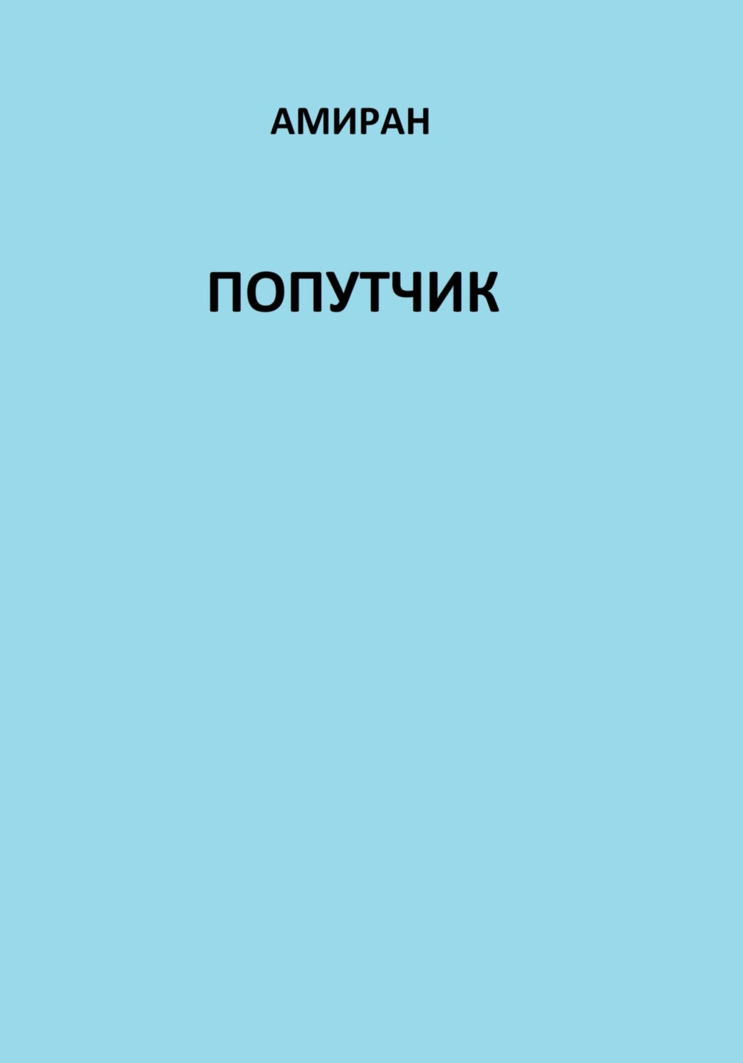 Обложка книги «Попутчик»