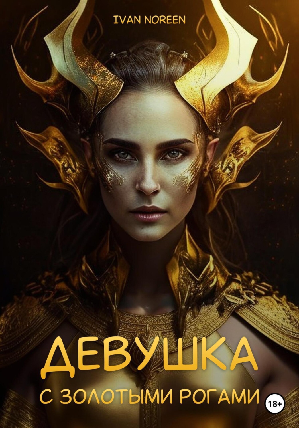 Обложка книги «Девушка с золотыми рогами»