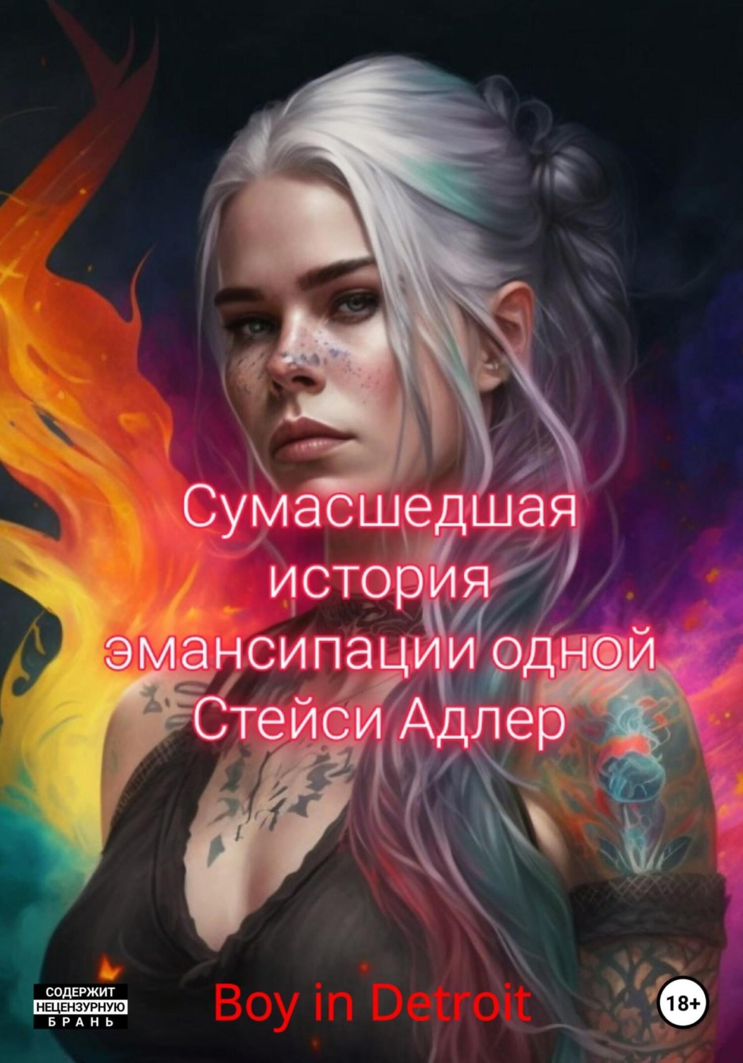 Обложка книги «Сумасшедшая история эмансипации одной Стейси Адлер»