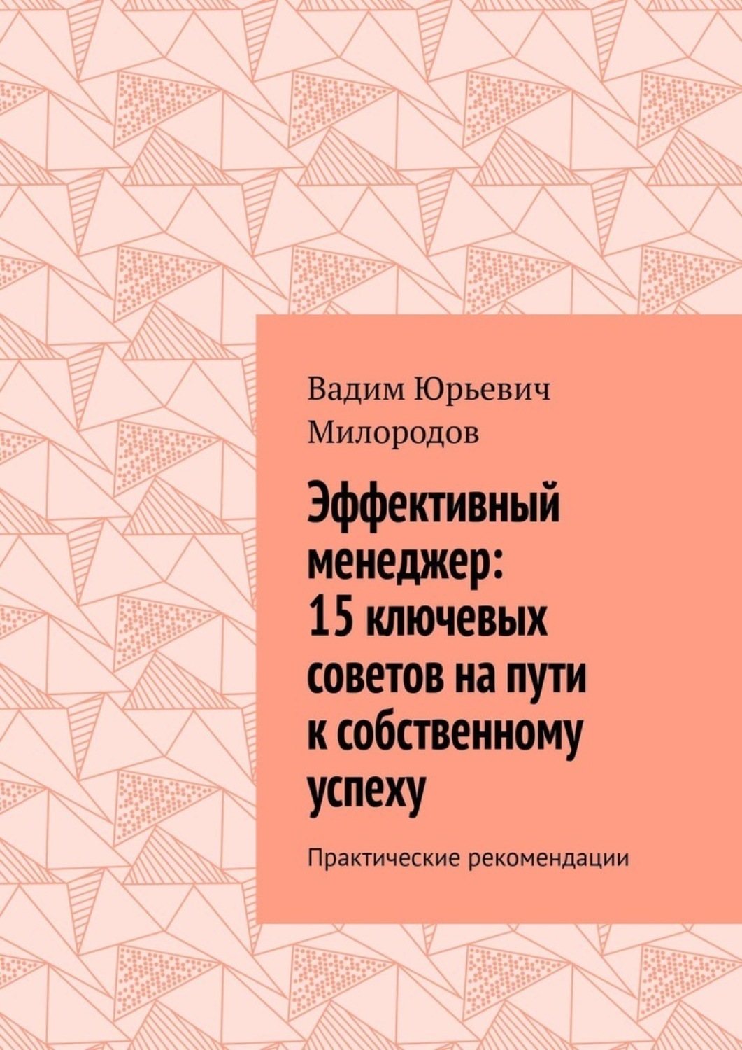 Обложка книги «Эффективный менеджер: 15 ключевых советов на пути к собственному успеху. Практические рекомендации»