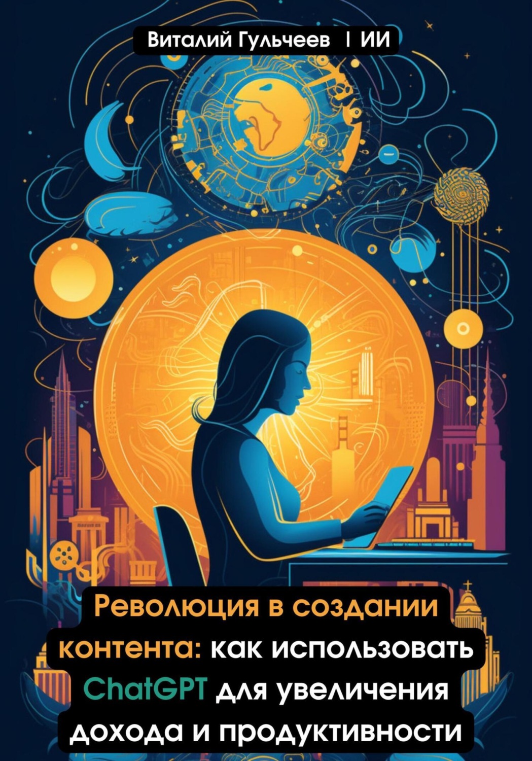 Обложка книги «Революция в создании контента: как использовать ChatGPT для увеличения дохода и продуктивности»