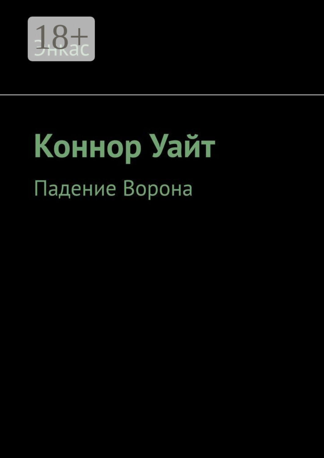 Обложка книги «Коннор Уайт. Падение Ворона»