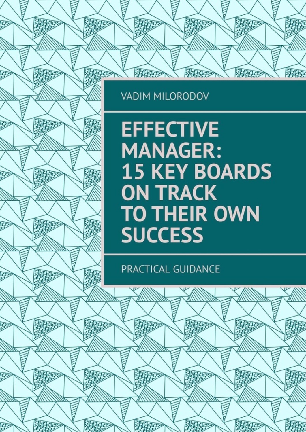Обложка книги «Effective manager: 15 key boards on track to their own success. Practical guidance»