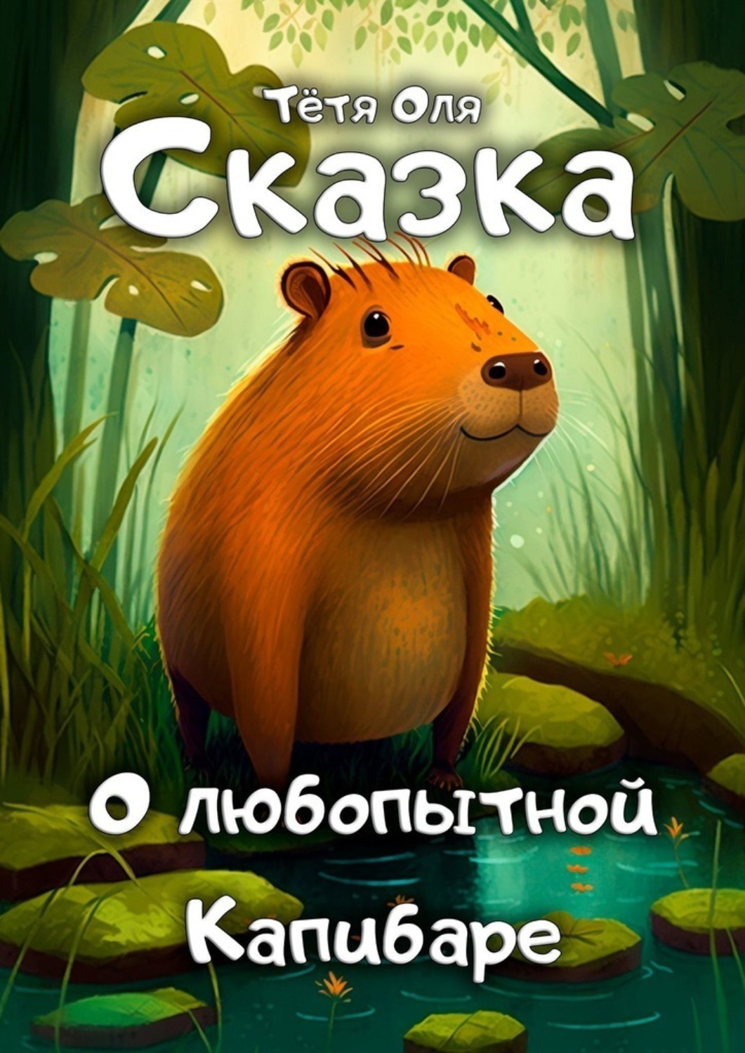 Обложка книги «Сказка о любопытной капибаре»