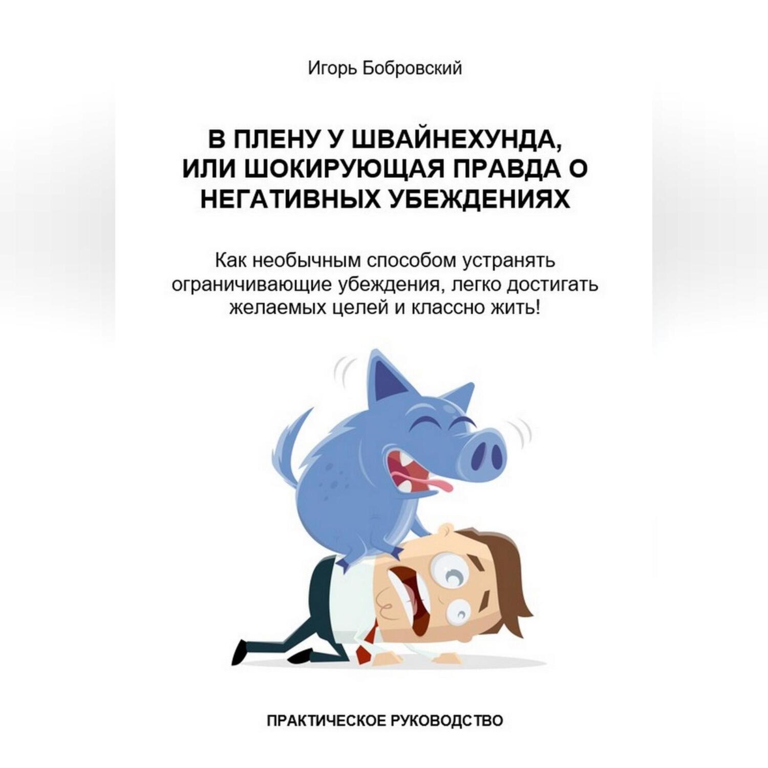 Обложка книги «В плену у Швайнехунда, или Шокирующая правда о негативных убеждениях. Как необычным способом устранять ограничивающие убеждения, легко достигать желаемых целей и классно жить! Практическое руководство»