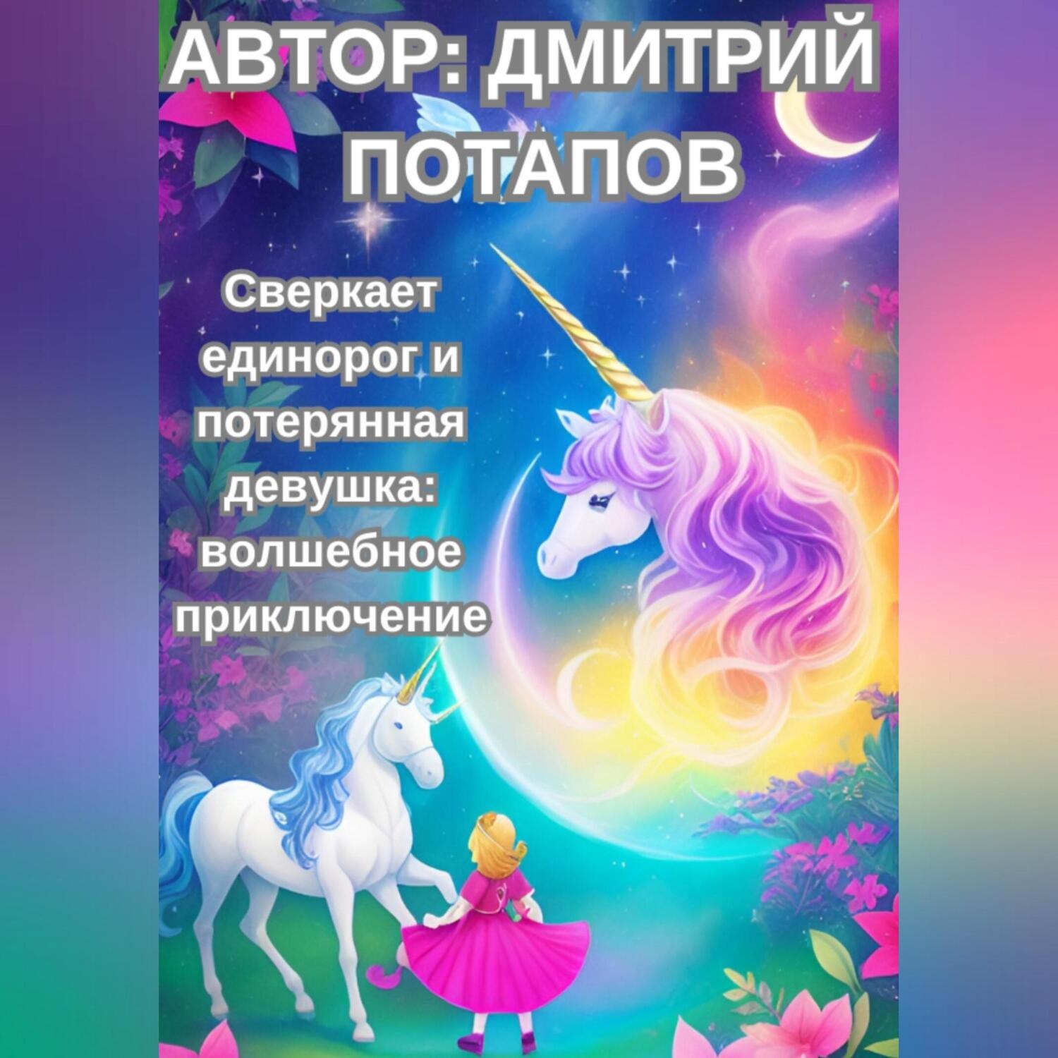 Обложка книги «Сверкает единорог и потерянная девушка: волшебное приключение»