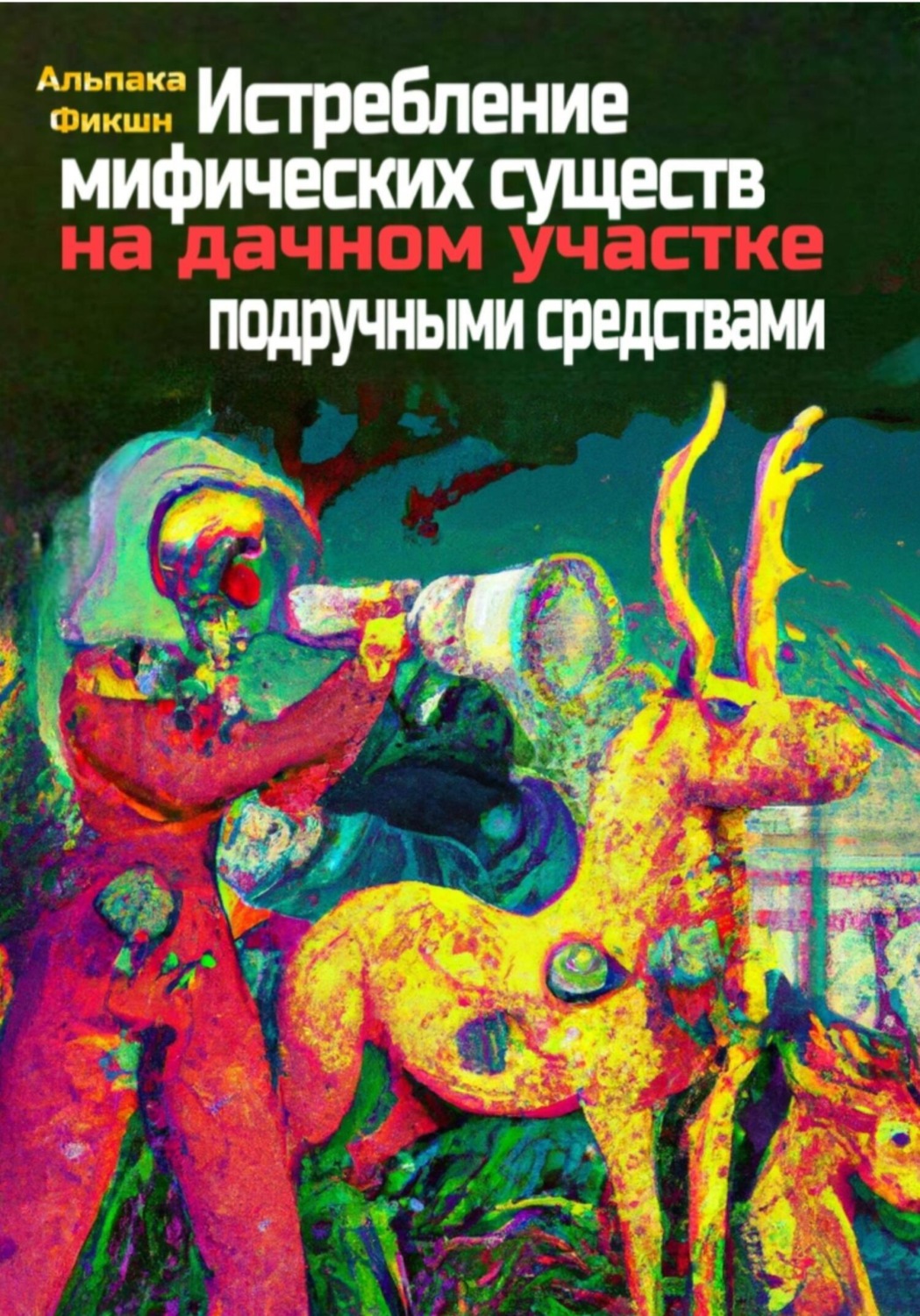 Обложка книги «Истребление мифических существ на дачном участке подручными средствами»