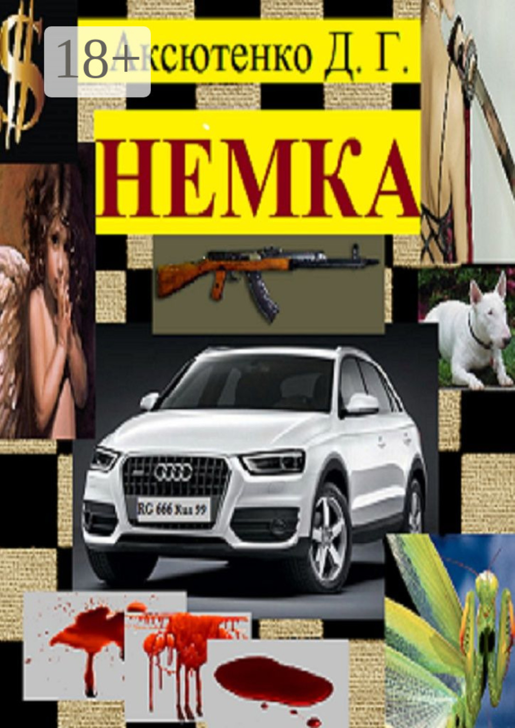 Обложка книги «Немка. Остросюжетный психологический боевик»