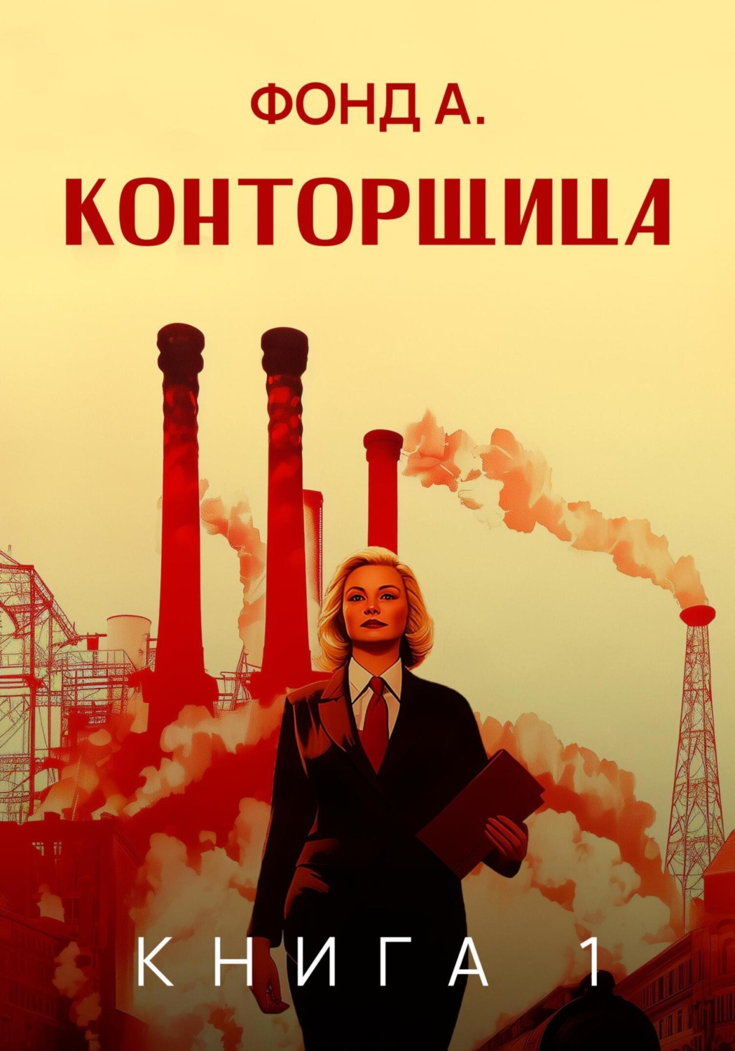 Обложка книги «Конторщица»