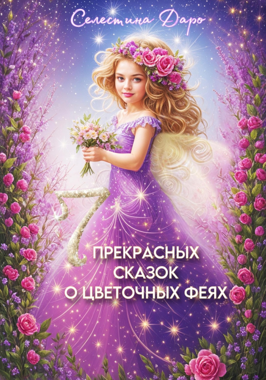 Обложка книги «Семь прекрасных сказок о цветочных феях»