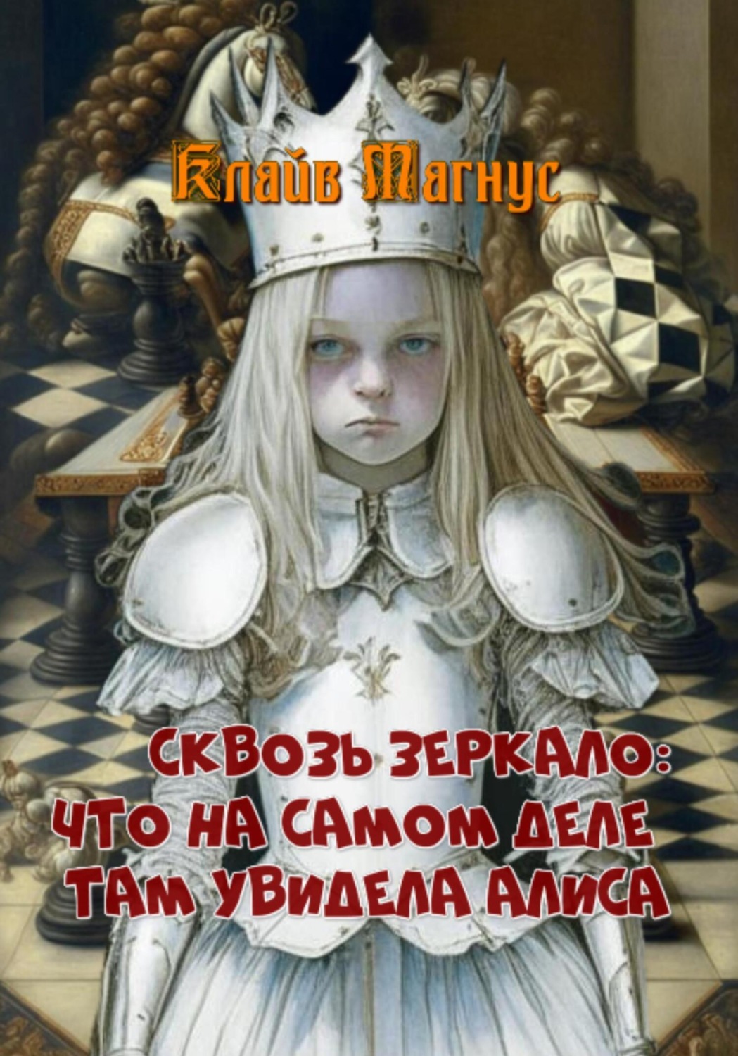 Обложка книги «Сквозь зеркало. Что на самом деле там увидела Алиса»