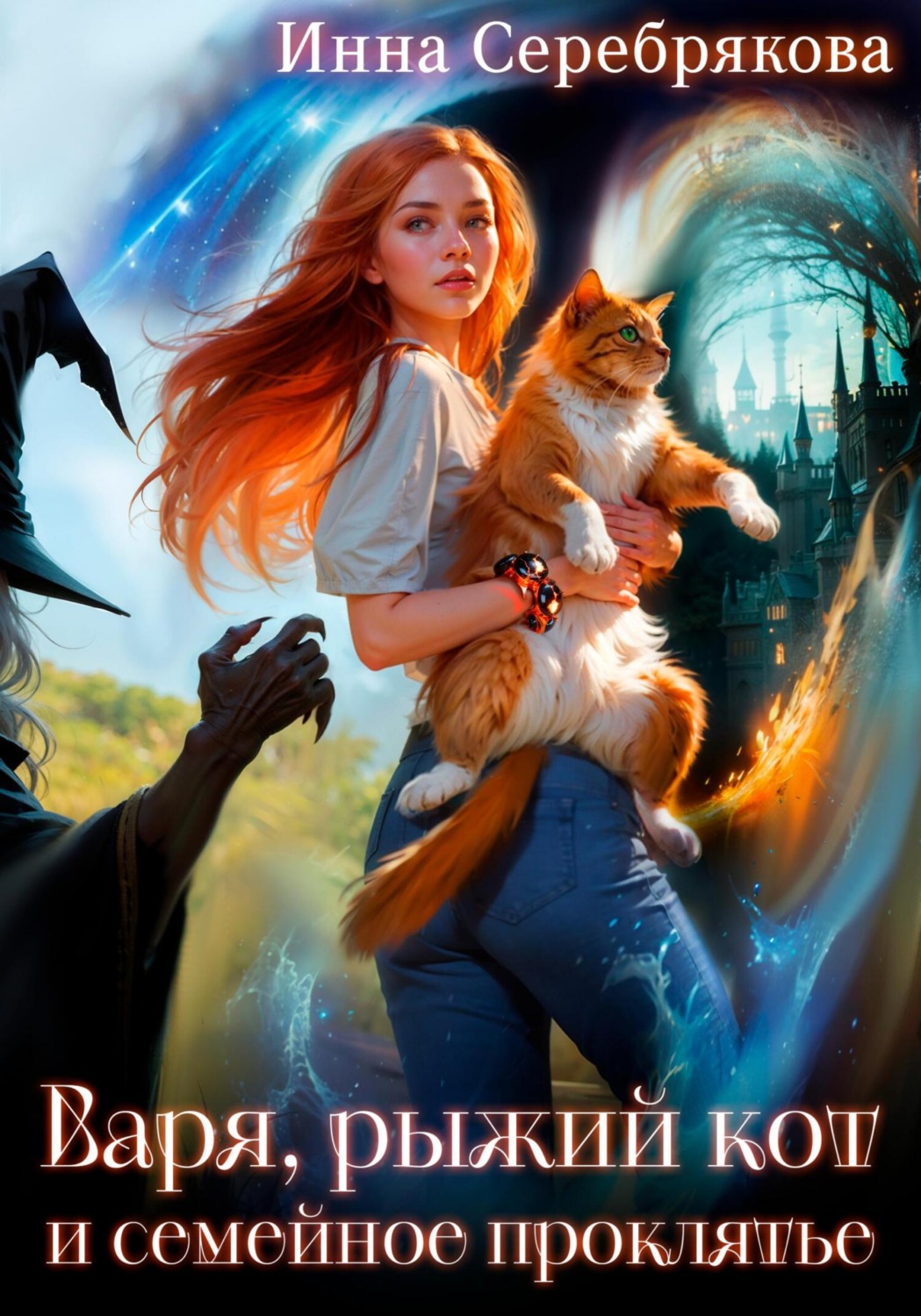 Обложка книги «Варя, рыжий кот и семейное проклятье»