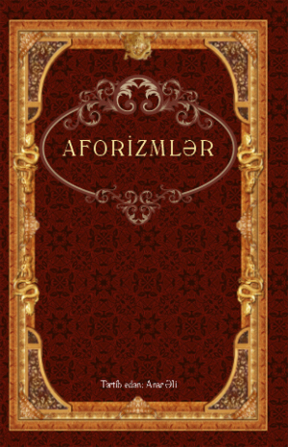 Обложка книги «AFORİZMLƏR»
