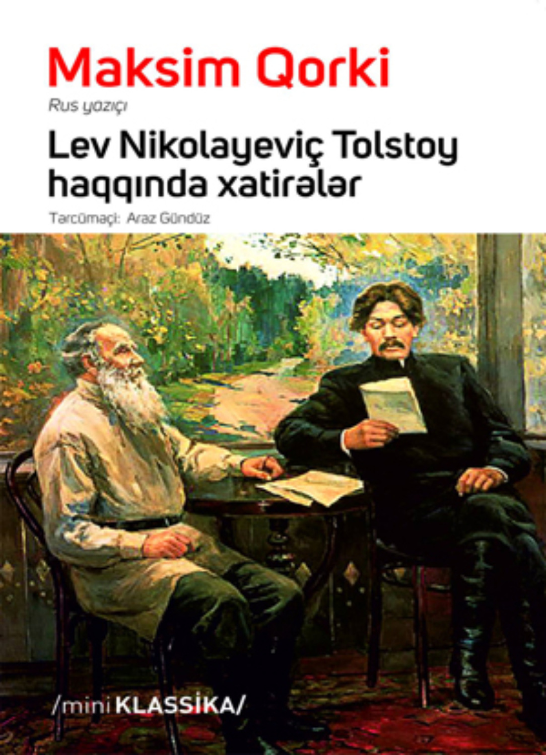 Обложка книги «Lev Nikolayeviç Tolstoy haqqında xatirələr»