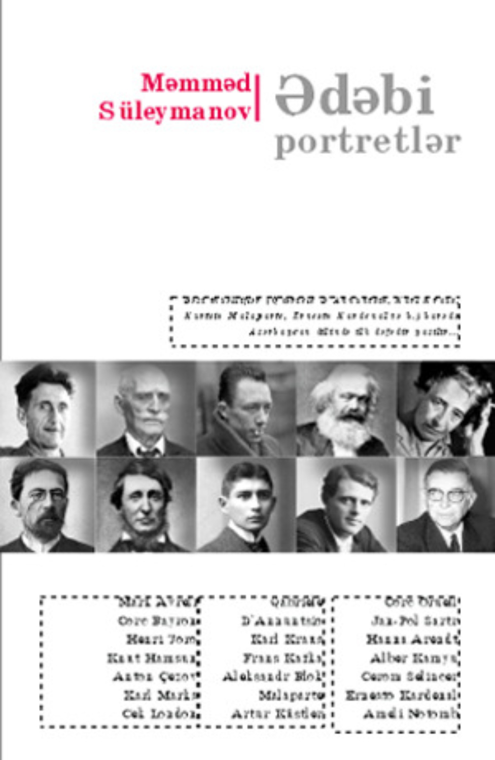 Обложка книги «ƏDƏBİ PORTRETLƏR»