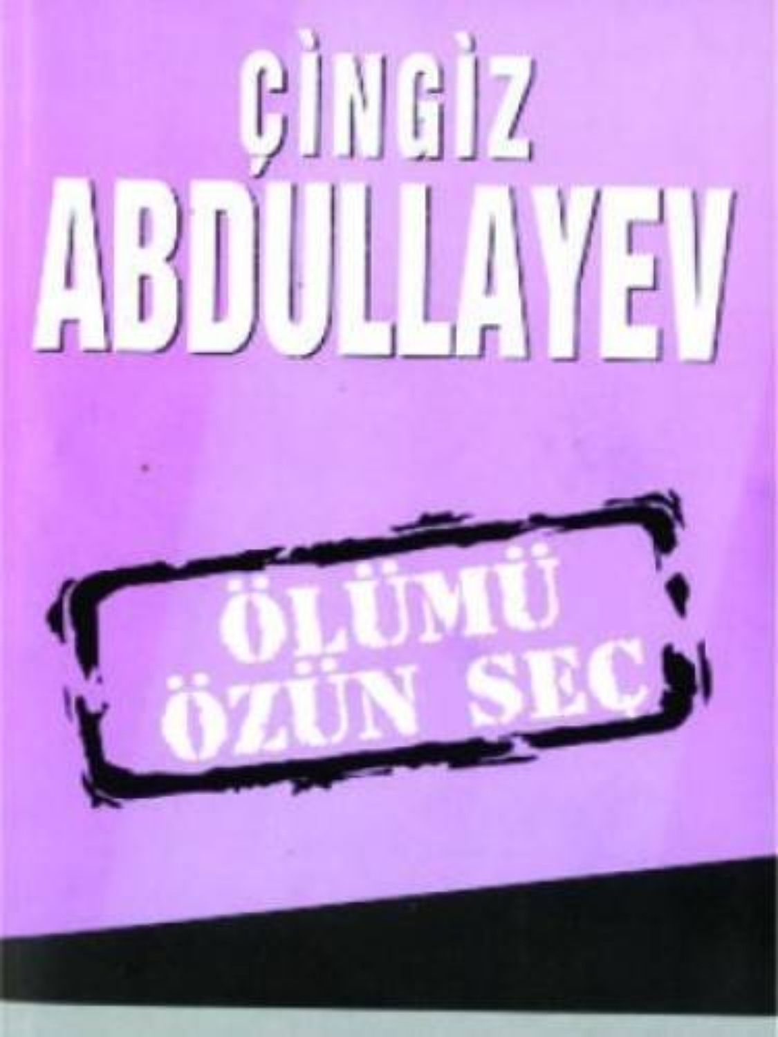 Обложка книги «Ölümü özün seç»