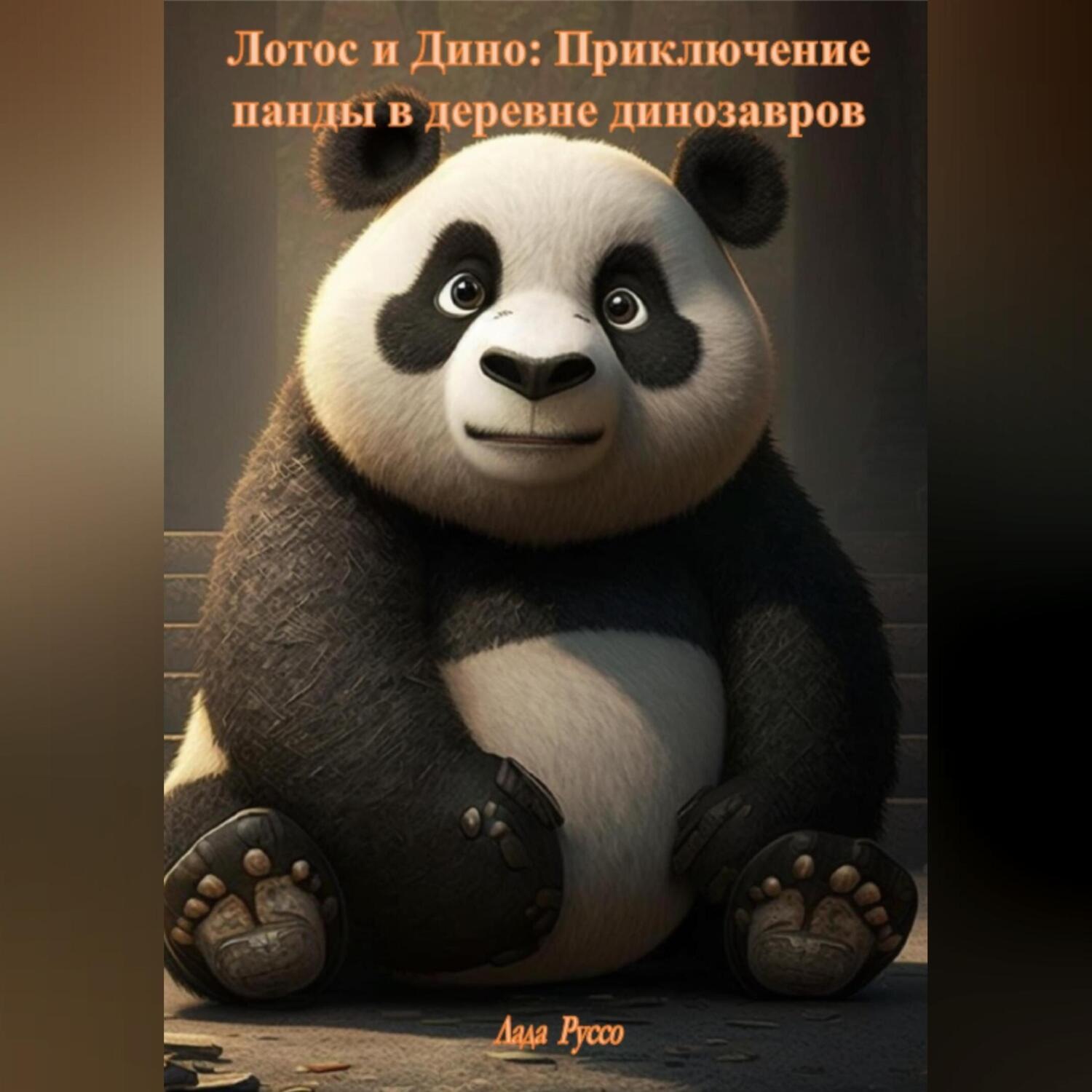 Обложка книги «Лотос и Дино: Приключение панды в деревне динозавров»