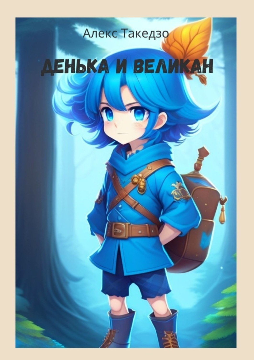 Обложка книги «Денька и Великан. Сказки для детей»