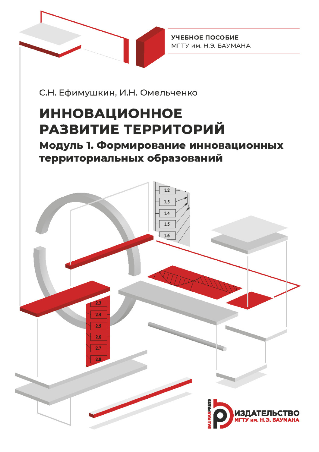 Обложка книги «Инновационное развитие территорий. Модуль 1. Формирование инновационных территориальных образований. Курс лекций»