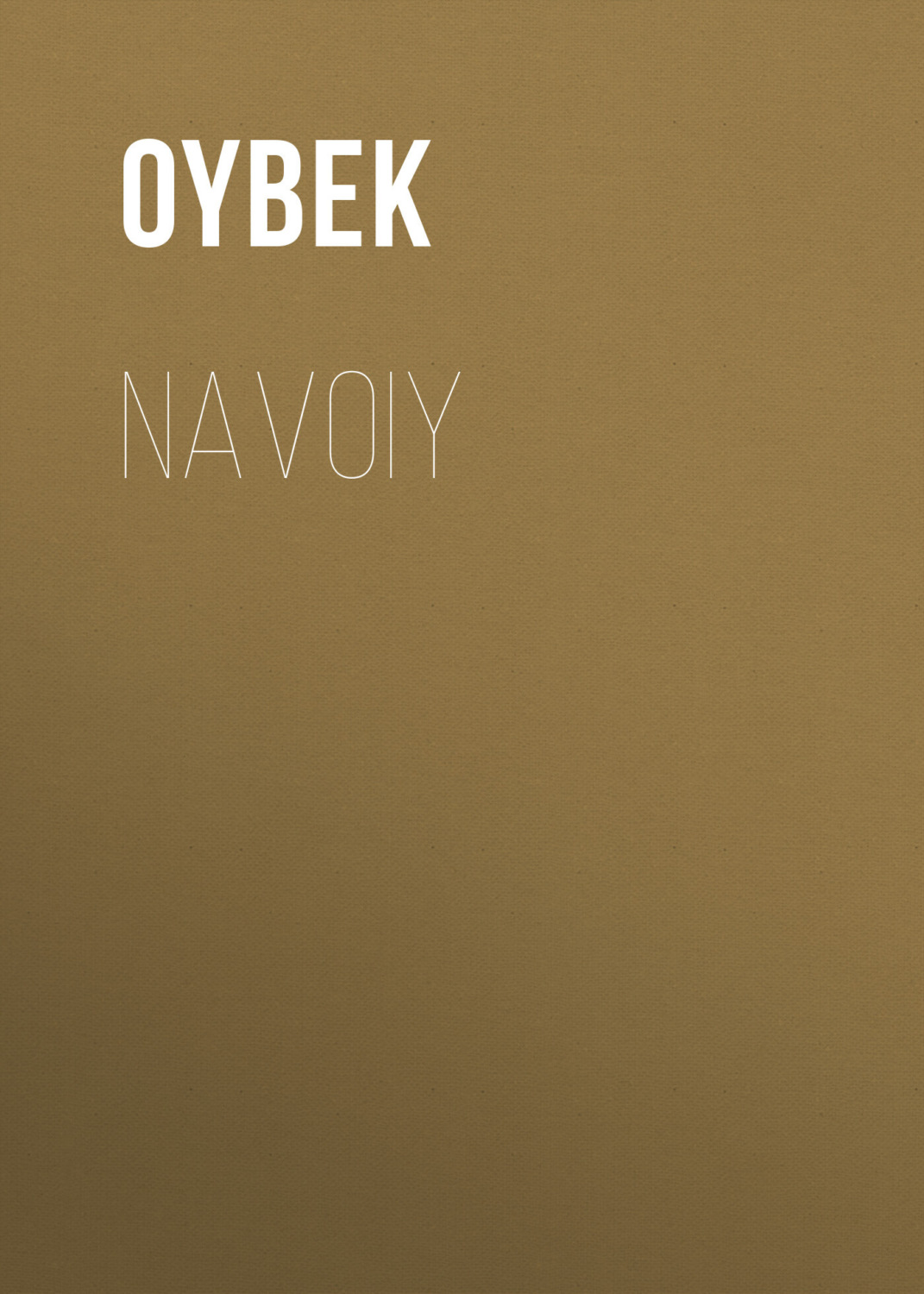 Обложка книги «Navoiy»