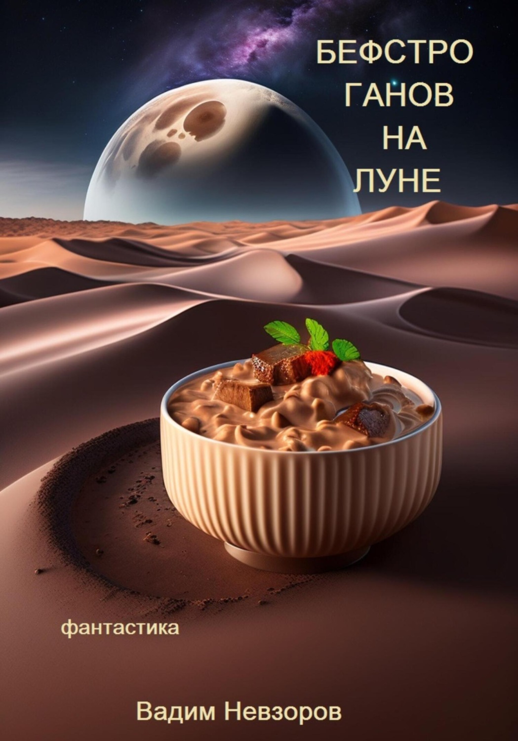 Обложка книги «Бефстроганов на Луне»