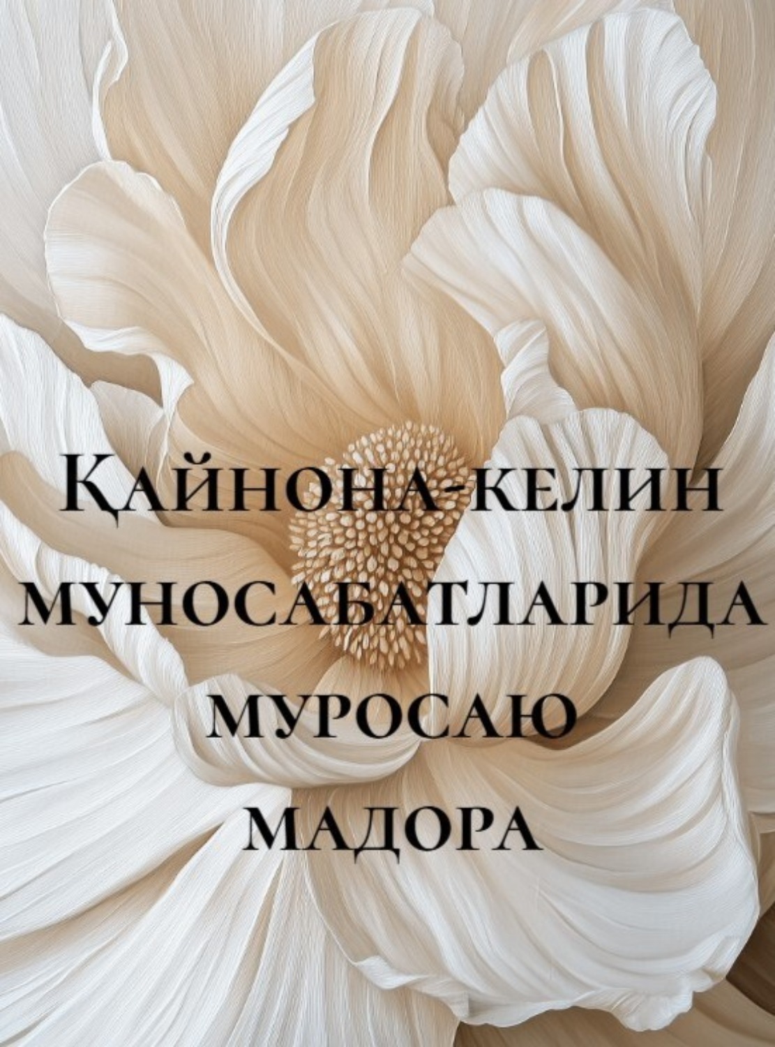 Обложка книги «Қайнона-келин муносабатларида муросаю мадора»