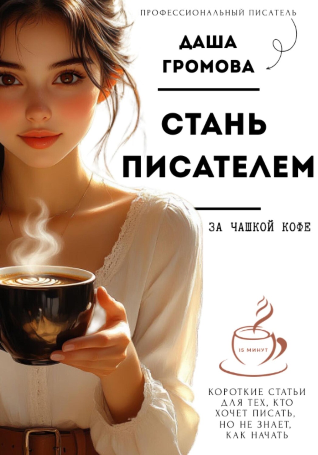 Обложка книги «Стань писателем за чашкой кофе (Учебник для начинающих писателей)»