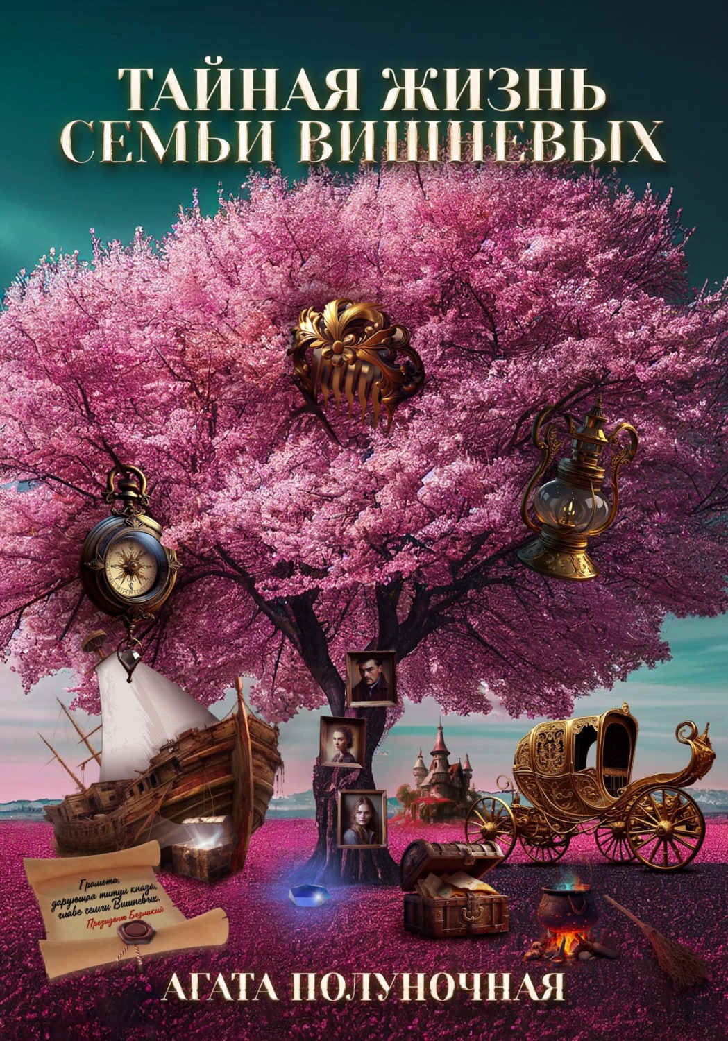 Обложка книги «Тайная жизнь семьи Вишневых»