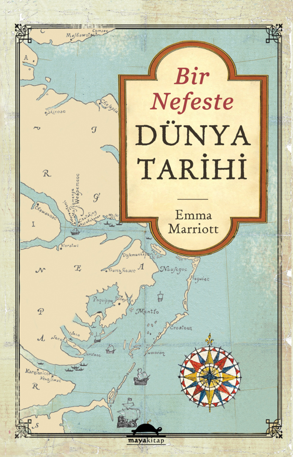 Обложка книги «Bir nefeste dünya tarihi»