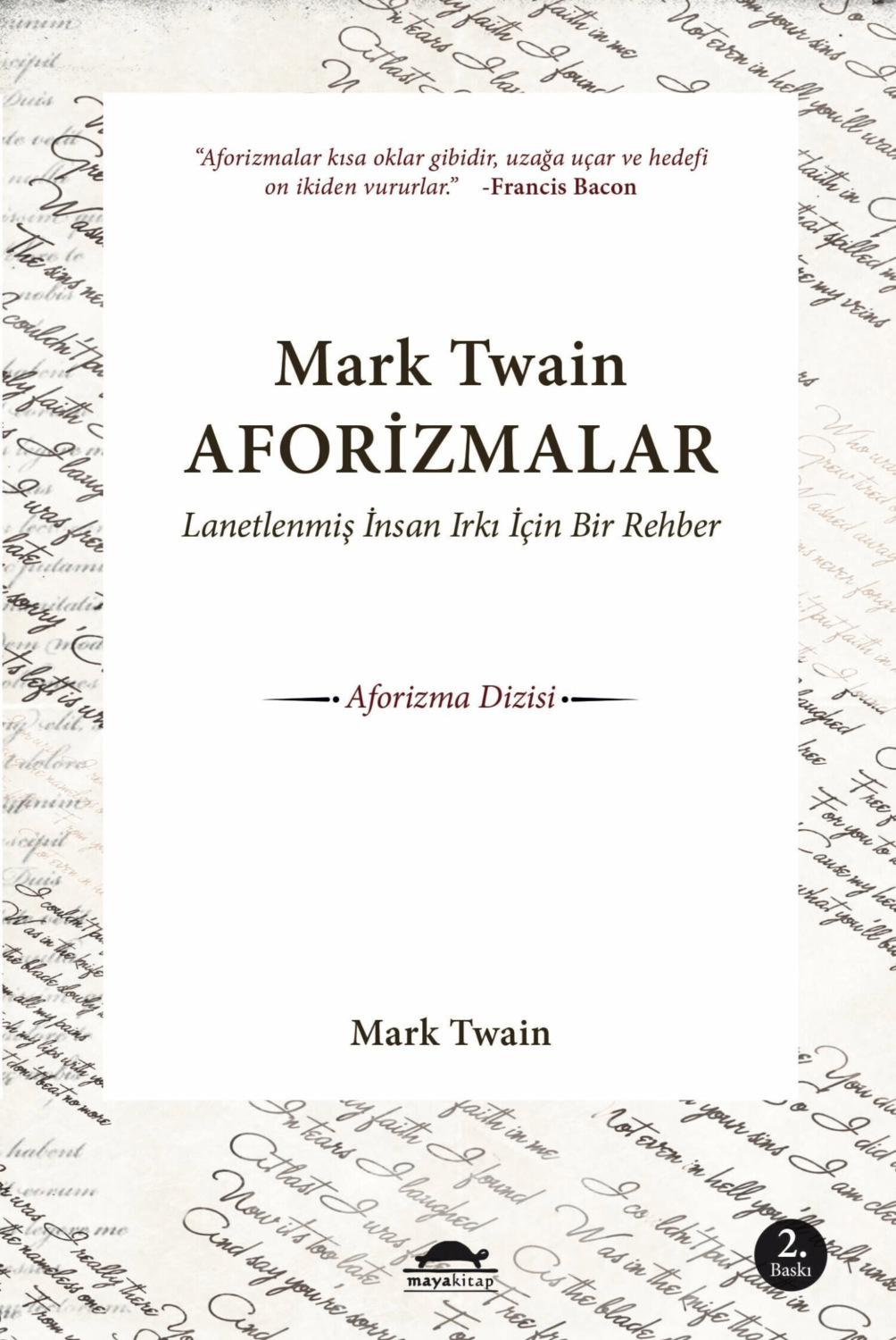 Обложка книги «Mark twain Aforizmalar»