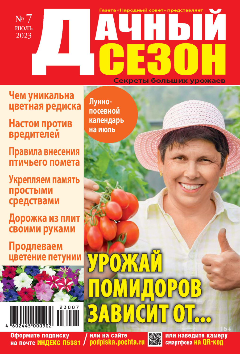 Обложка книги «Дачный сезон №07/2023»