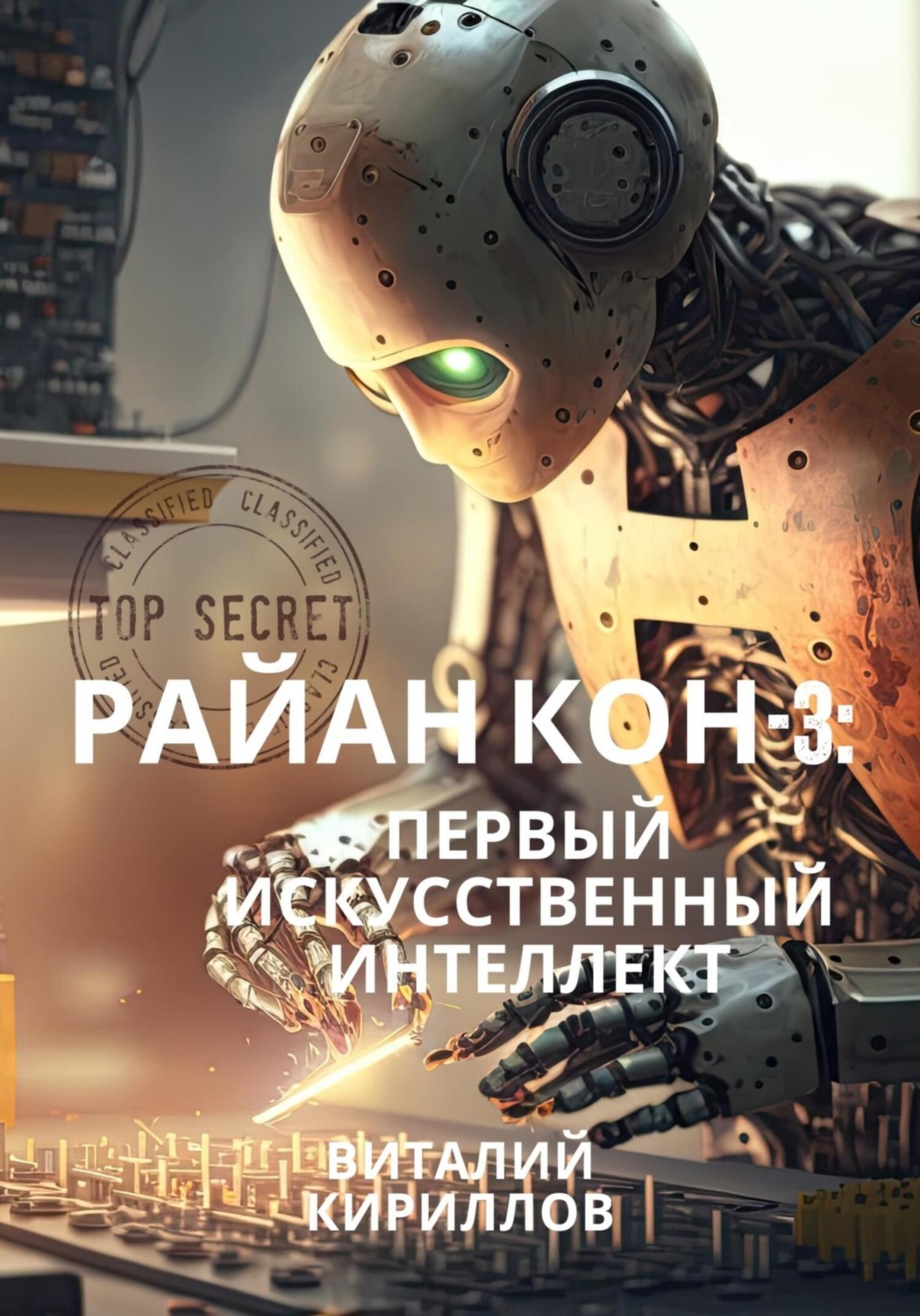 Обложка книги «Райан Кон – 3: Первый искусственный интеллект»