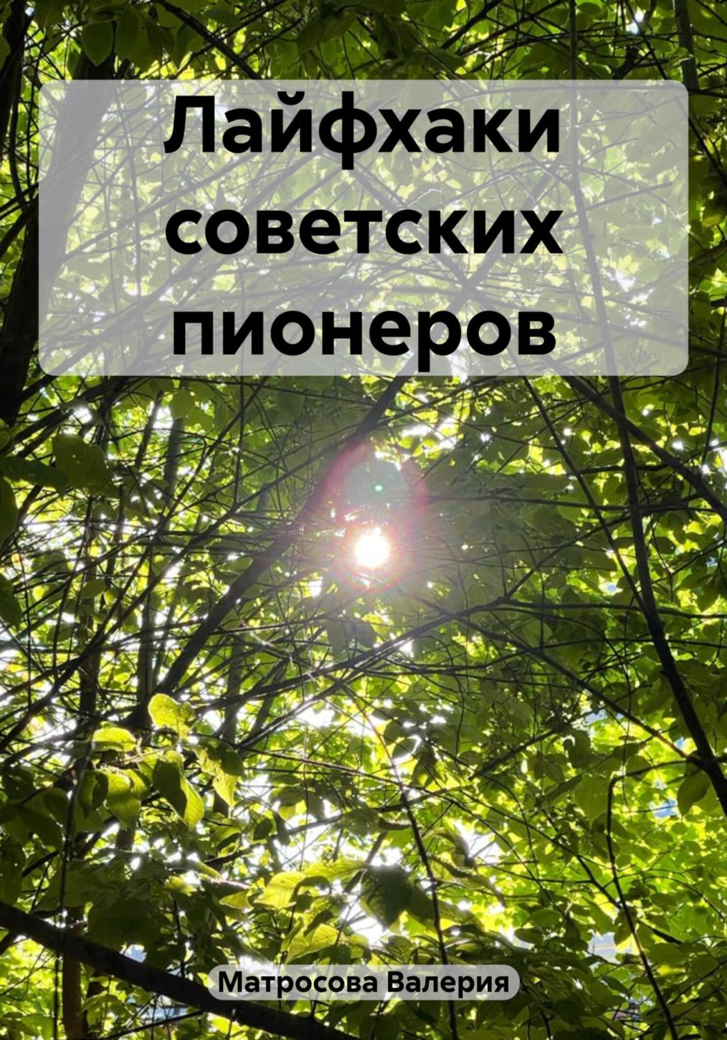 Обложка книги «Лайфхаки советских пионеров»