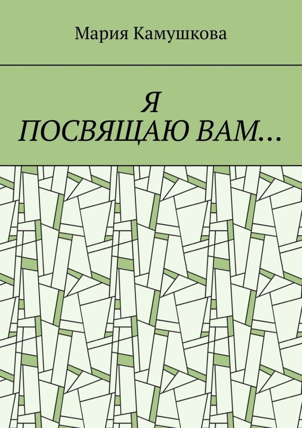 Обложка книги «Я посвящаю вам…»