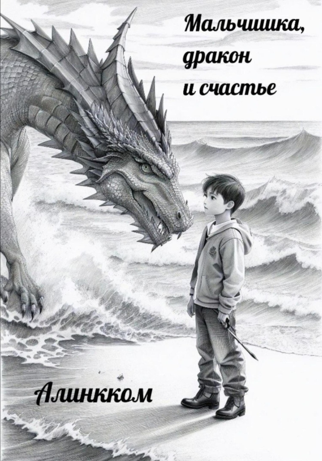 Обложка книги «Мальчишка, дракон и счастье»