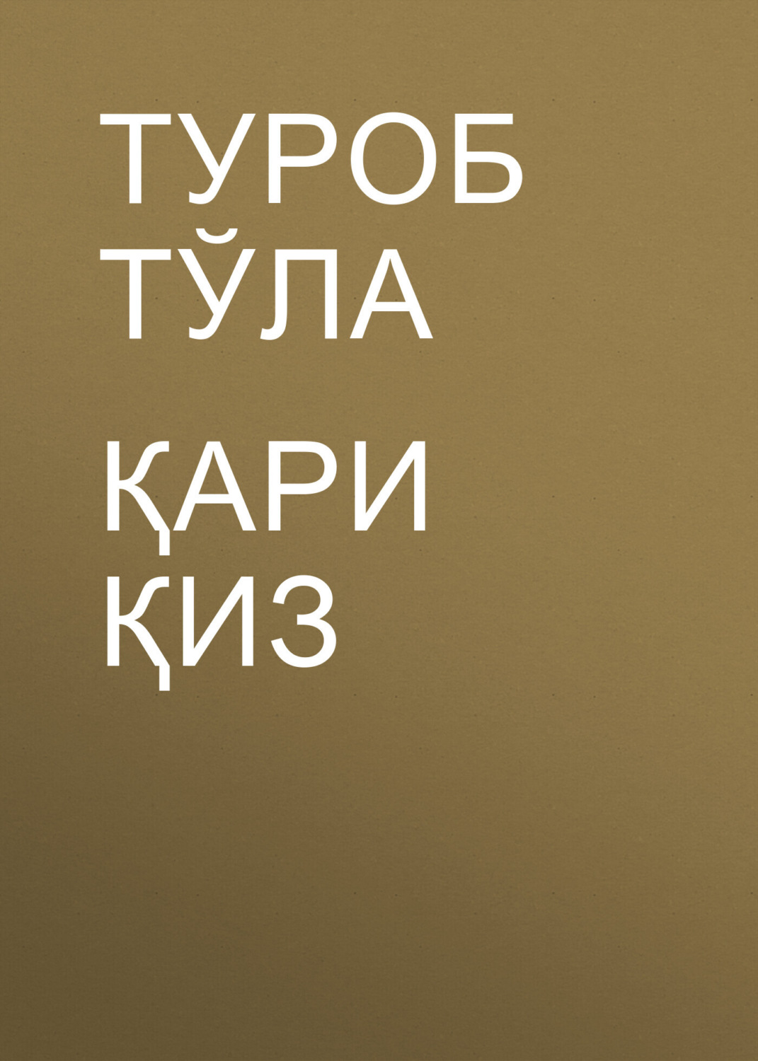 Обложка книги «Қари қиз»