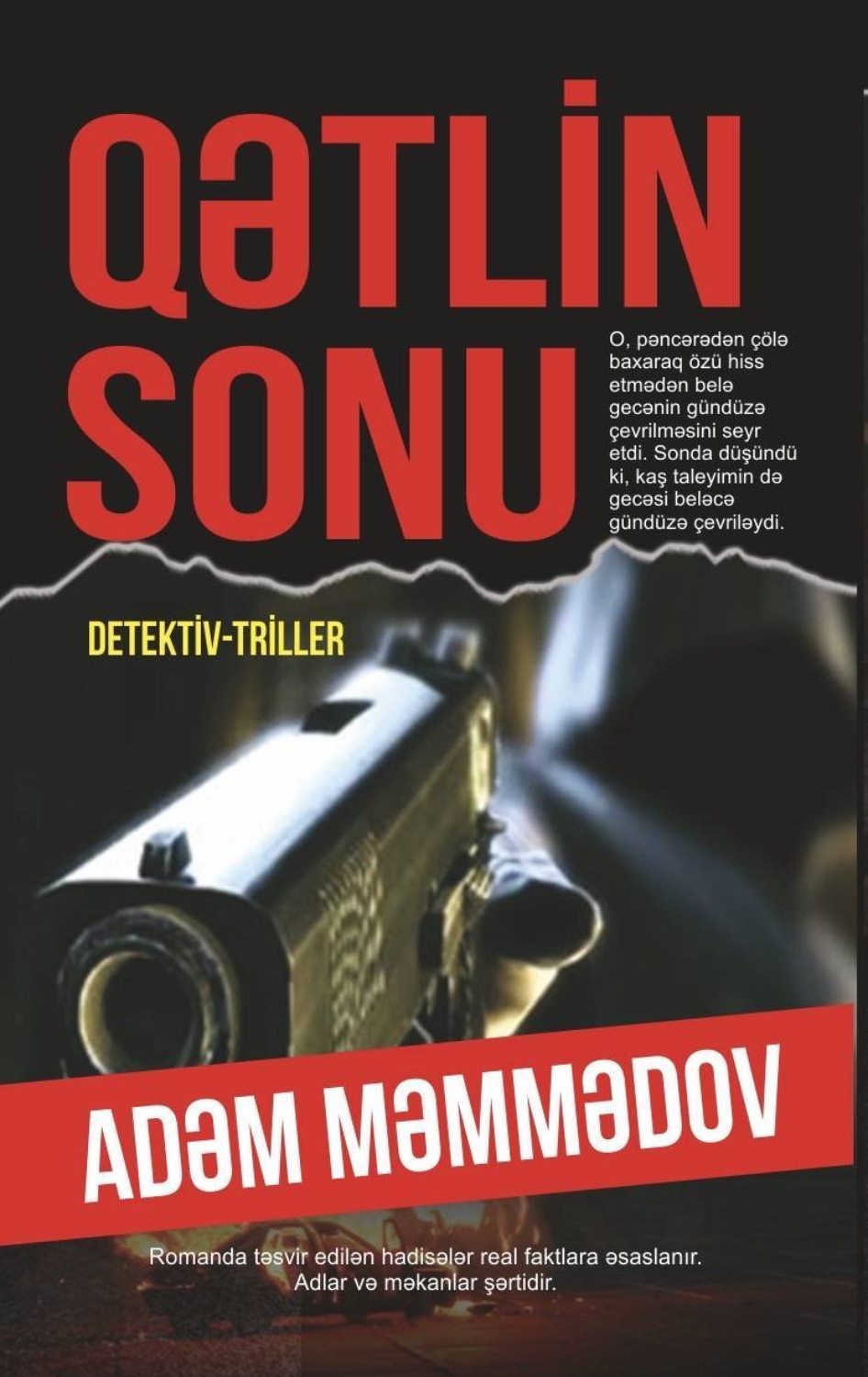 Обложка книги «Qətlin sonu»