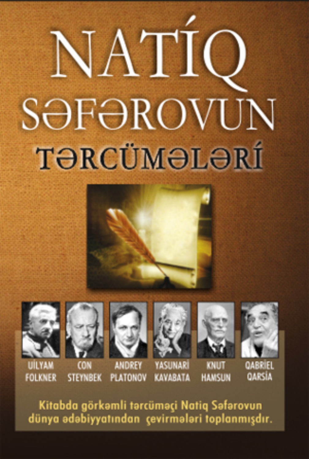 Обложка книги «Natiq Seferovun tercümələri»