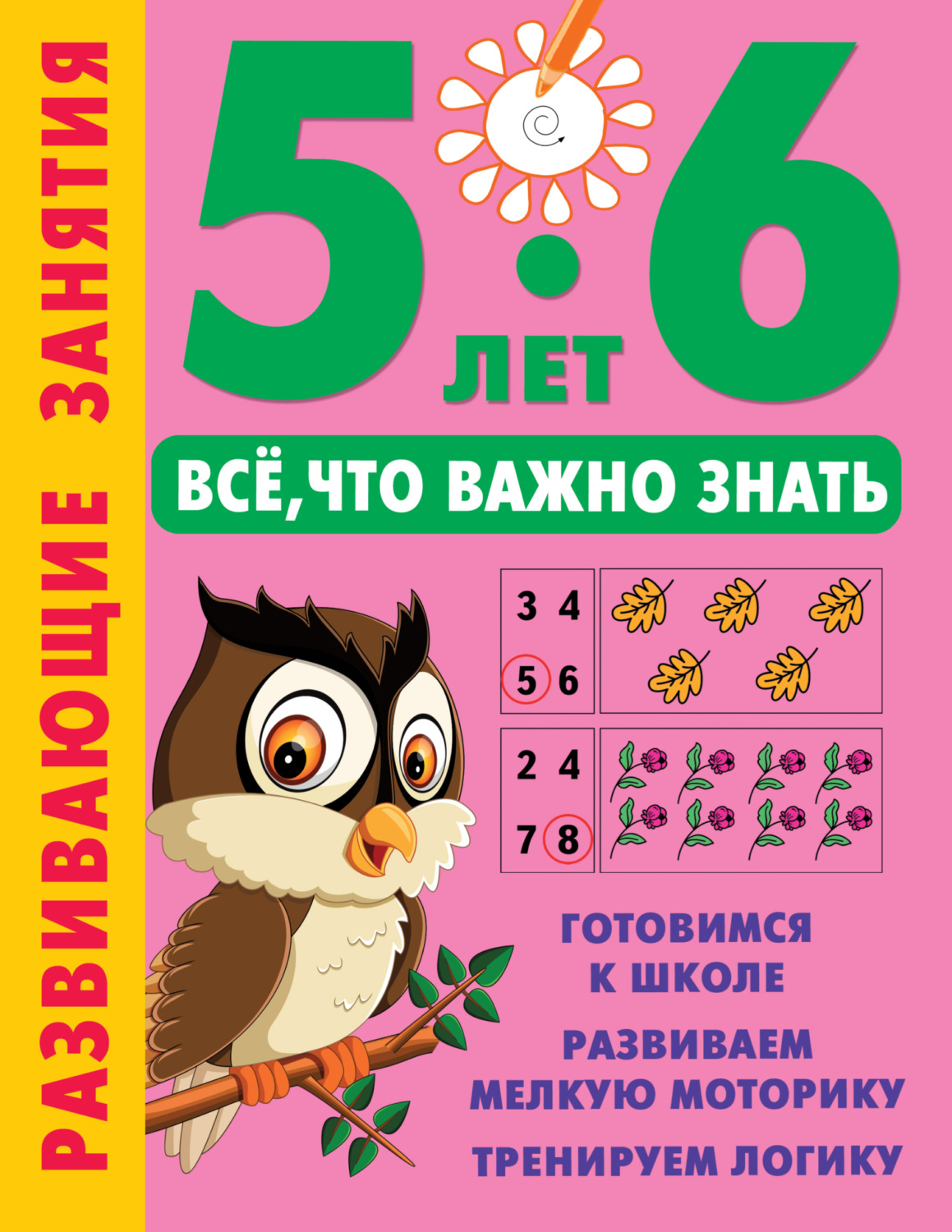 Обложка книги «Развивающие занятия. Всё, что важно знать. 5-6 лет»