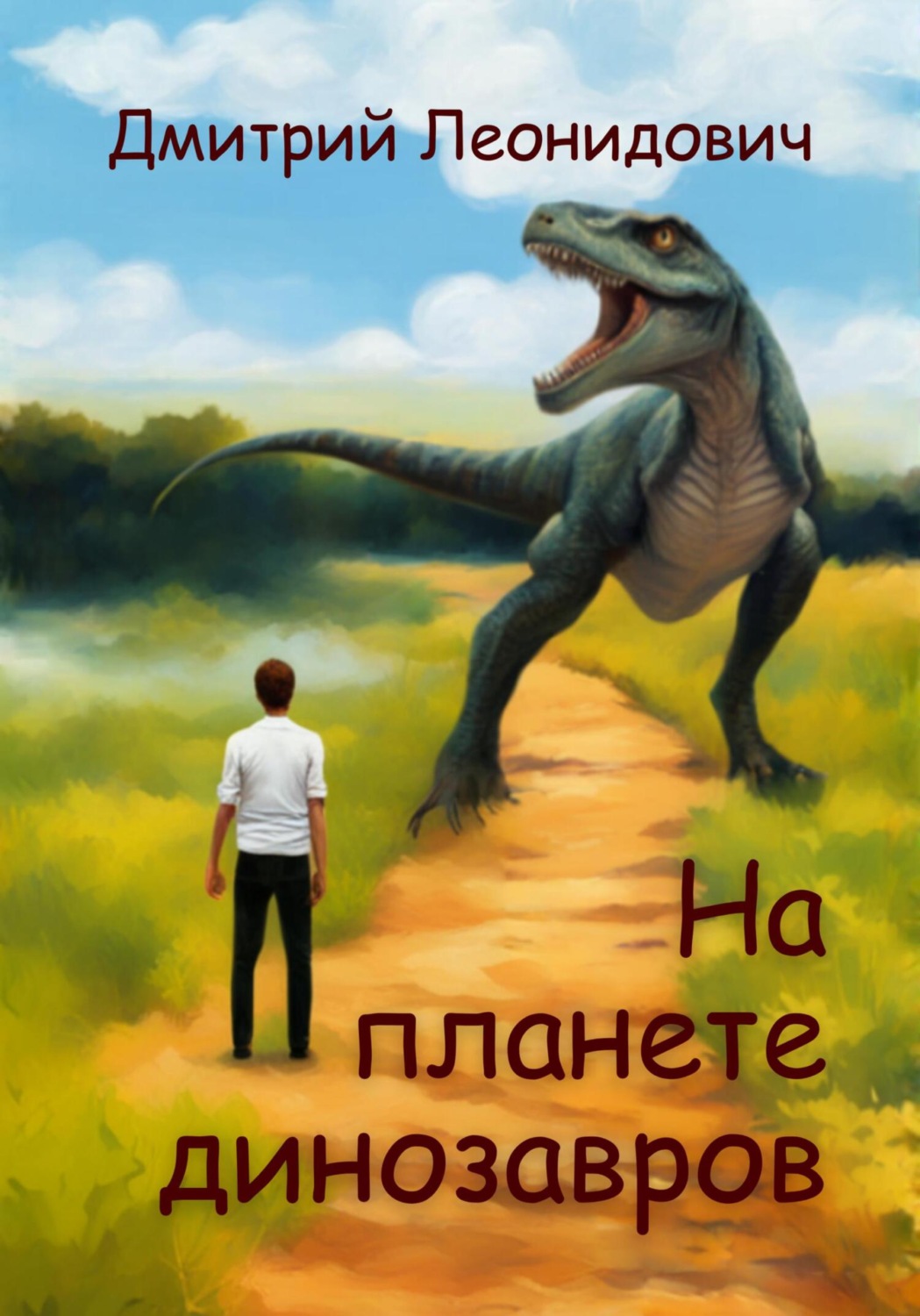 Обложка книги «На планете динозавров»