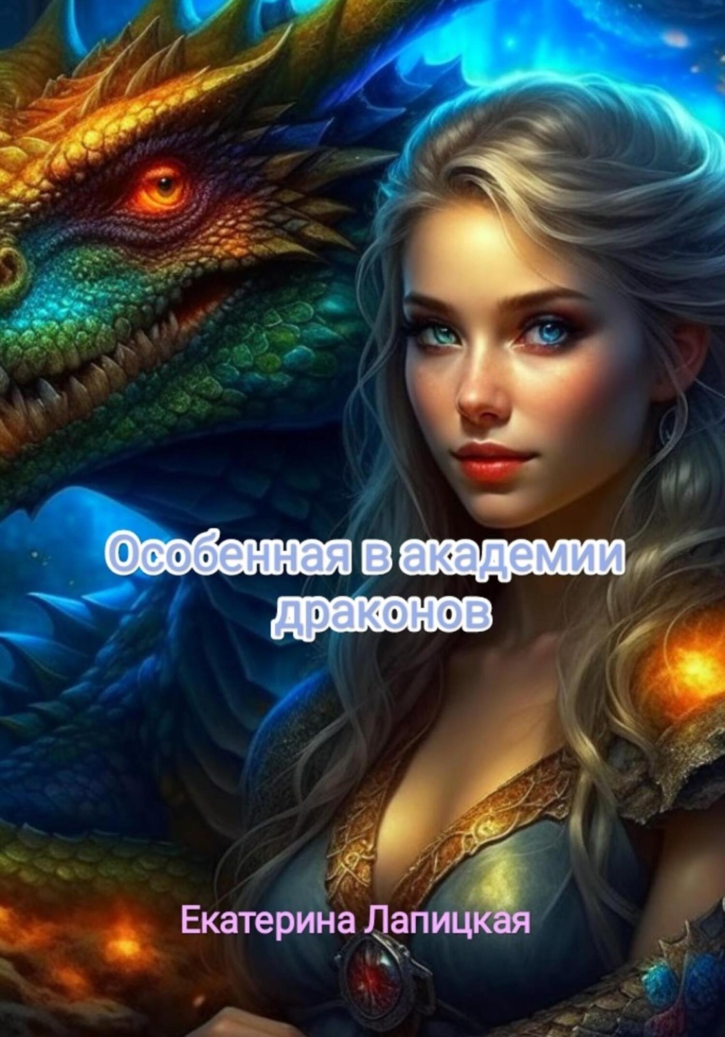 Обложка книги «Особенная в академии драконов»