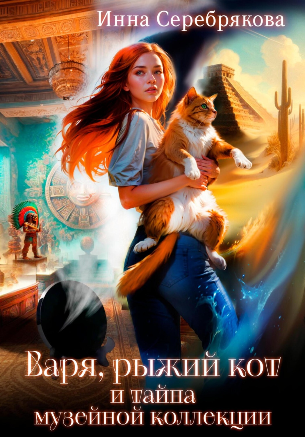 Обложка книги «Варя, рыжий кот и тайна музейной коллекции»