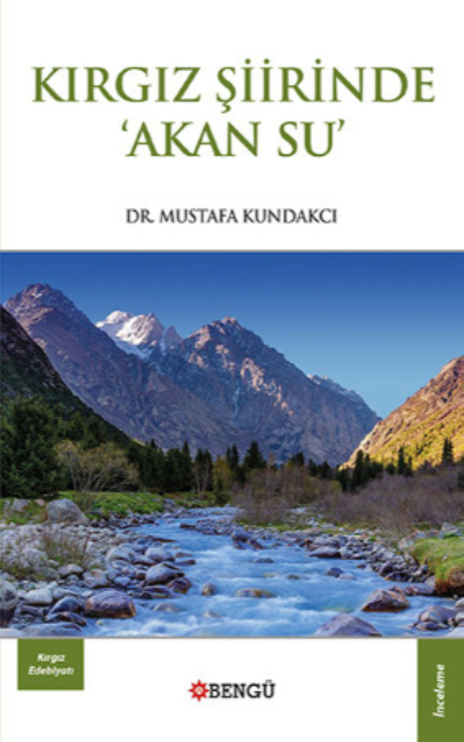 Обложка книги «Kırgız Şiirinde Akan Su»