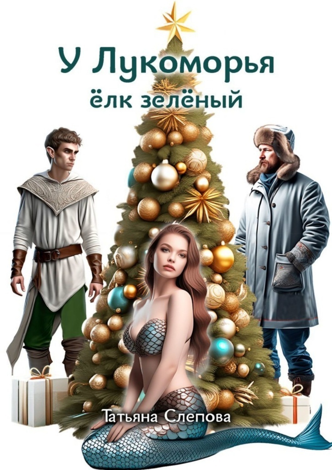 Обложка книги «У Лукоморья ёлк зелёный»