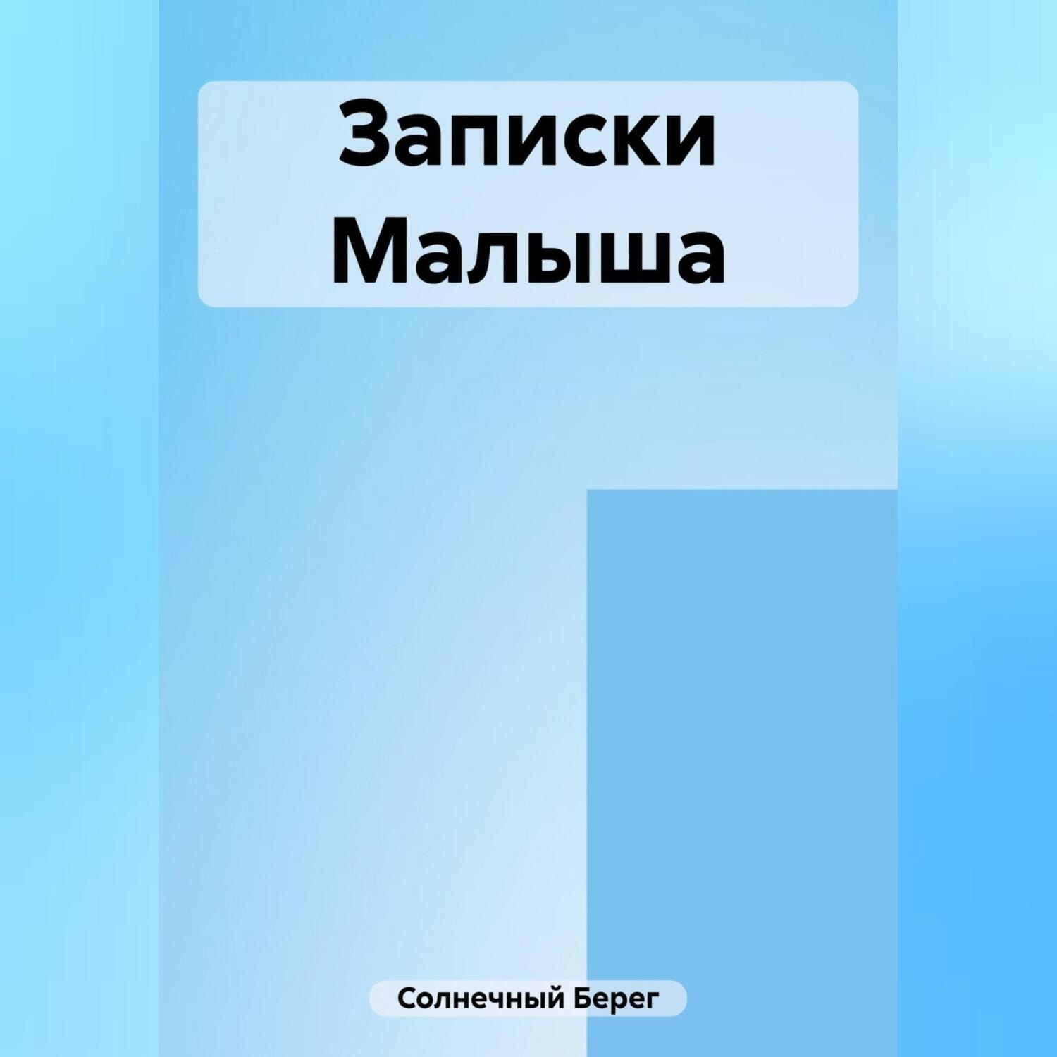 Обложка книги «Записки Малыша»