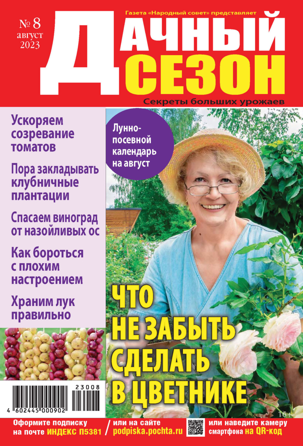 Обложка книги «Дачный сезон №08/2023»