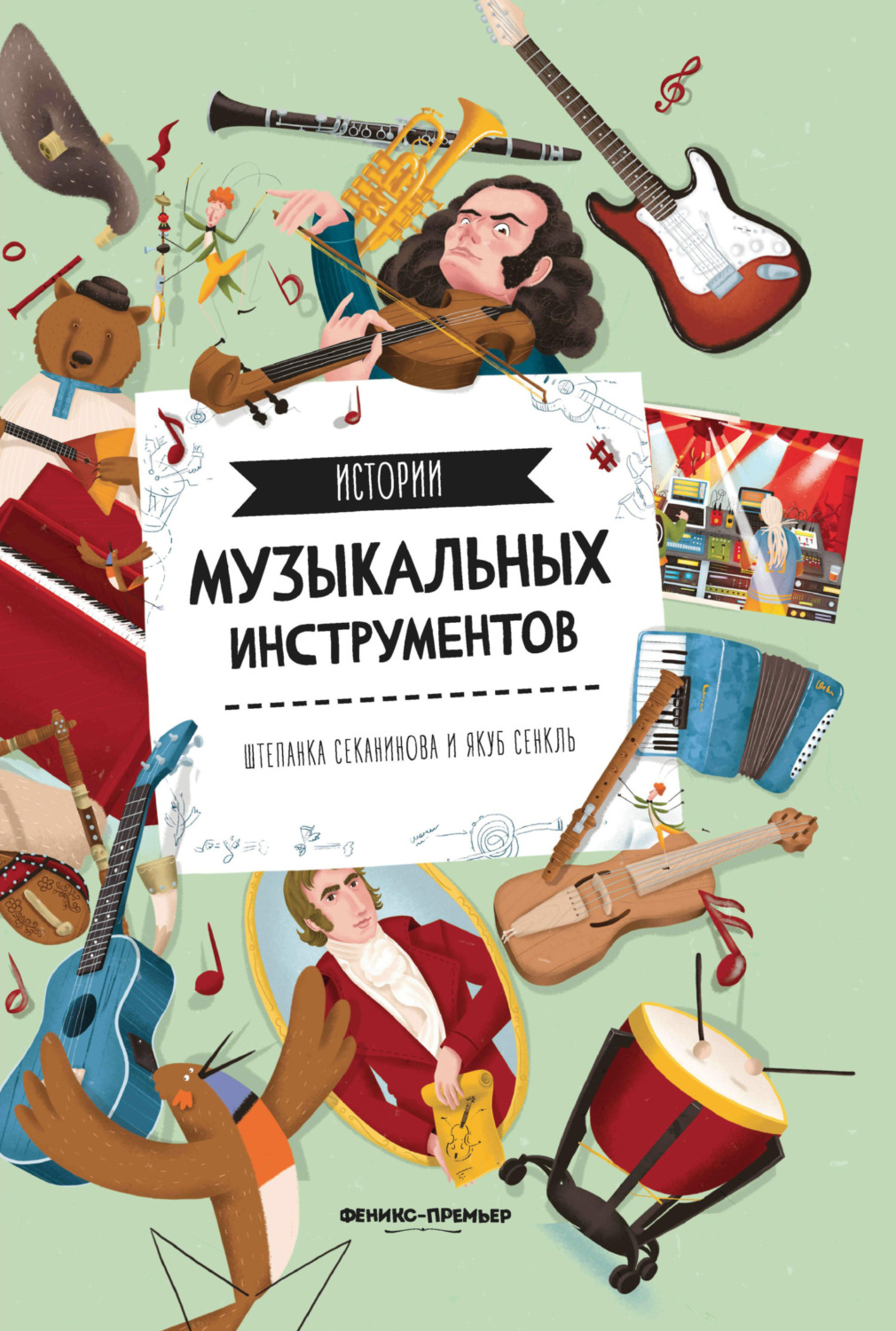 Обложка книги «Истории музыкальных инструментов»