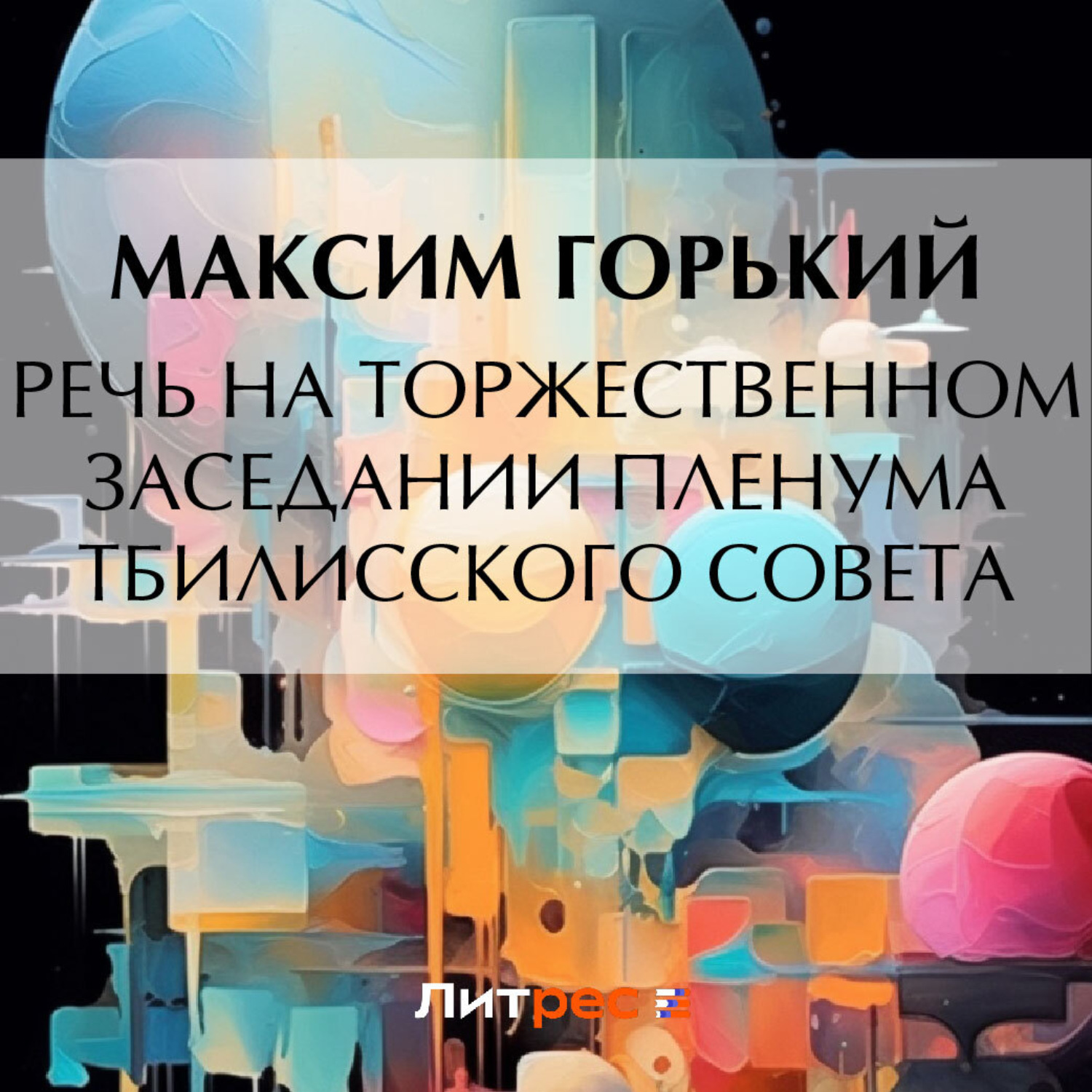 Обложка книги «Речь на торжественном заседании пленума Тбилисского Совета»
